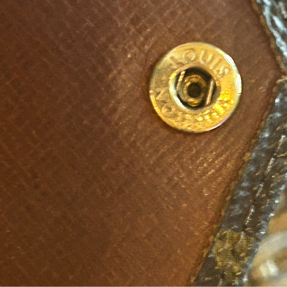 Louis Vuitton Monogram Brown and Tan Wallet Vintage - Picture 7 of 11